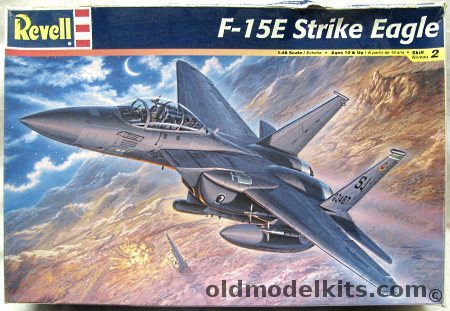 Revell 1/48 F-15E Strike Eagle with Black Box Cockpit - USAF 335th TFS 'Chiefs' 4th FW Desert Storm Feb 1991 (Destroyed Iraqi Helicopter In Flight With A Laser Guided Bomb) / 391FS 'Bold Tigers' 366 FW Mountain Home AB Idaho 12th AF, 85-5511 plastic model kit